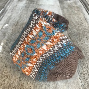 Arbon Fairisle Wool-Mix Socks - Kent Stripe